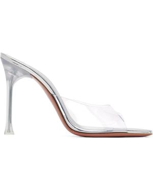 AMINA MUADDI Alexa 105 High-Heeled Sandals - White