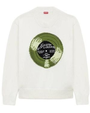 KENZO Sounds' Embroidered Jumper - White