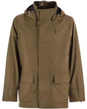 K-Way Erhal Water-Repellent City Jacket - Green