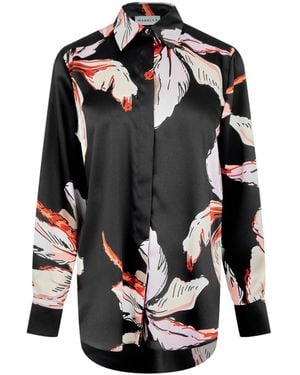 Marella Lugano Floral Blouse - Black