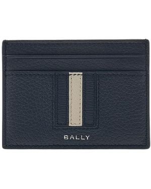 Bally Logo Card Bag - Blue