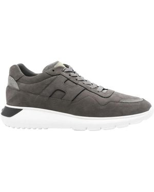 Hogan Interactive 3 Lace-Up Sneakers - Gray