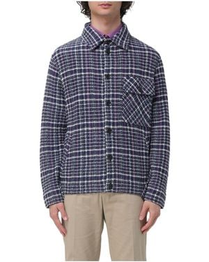 Etro Check Pocket Jackets - Blue