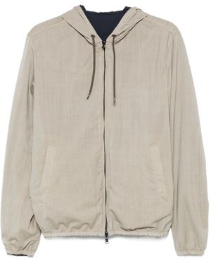 Herno Short Reversible Jacket - Natural