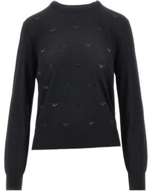 Emporio Armani Crew-Neck Sweater - Blue