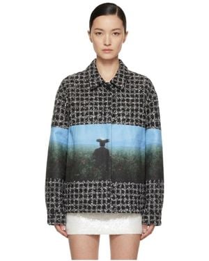 Marissa Chiara Long-Sleeved Casual Jacket - Gray