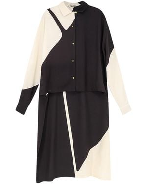 Alberta Ferretti Long-Sleeved Shirt - Black