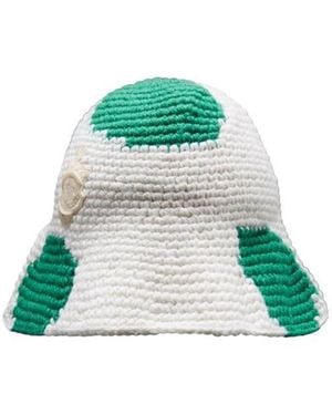 Moncler Crochet Hat - Green