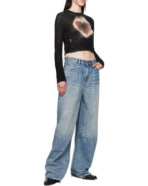 R13 Belt-Loop Jeans - Blue