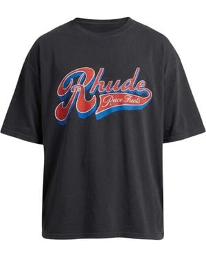Rhude Crew Neck T-Shirt - Black