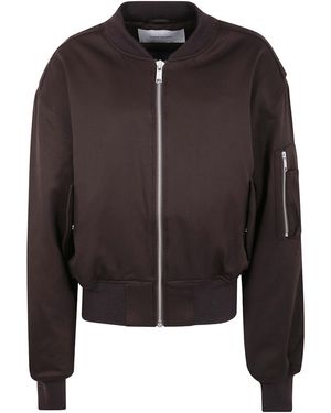 Entire studios Zip-Up Bomber Jacket - Black