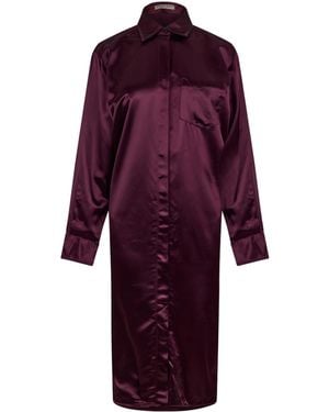 Bottega Veneta Shift Dress - Purple