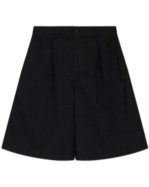 Comme des Garçons Pleated Shorts - Black