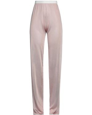 Maison Margiela Straight-Leg Knit Trousers - Pink