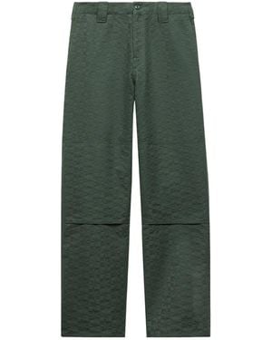 KENZO 'Gram' Double Knee Chino - Green