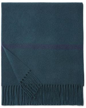 Loro Piana Fringed Scarf - Blue