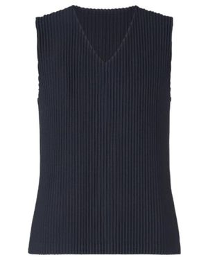 Homme Plissé Issey Miyake Homme Plissé Pleated T-Shirt - Black