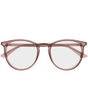 Gucci Round-Frame Glasses - Metallic