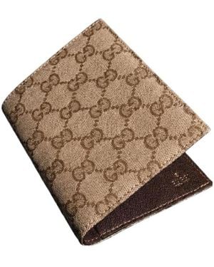 Gucci Essence Classic Passport Case - Brown