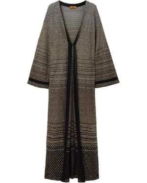 Missoni Sequined Crochet Cardigan - Grey