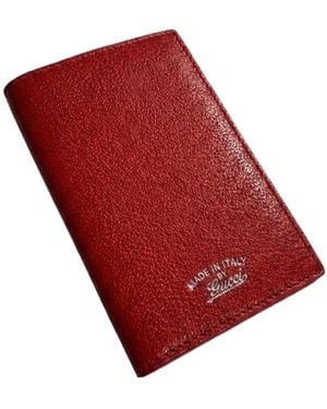 Gucci Lira Card Case - Red