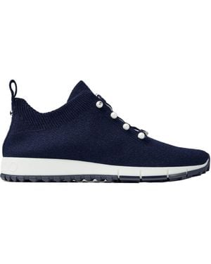Jimmy Choo Veles Embellished Trainers - Blue