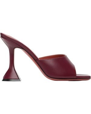 AMINA MUADDI Lupita 95 High-Heeled Sandals - Purple