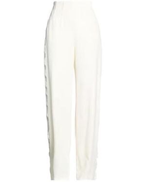 Max Mara Straight-Leg High-Waisted Casual Trousers - White
