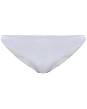Marysia Swim Newport Metallic Bikini Bottoms - White