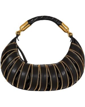 Balmain Medium Ebene Zips Bag - Black
