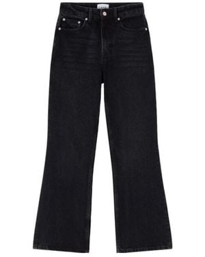 Ganni Betzy Cropped Jeans - Blue