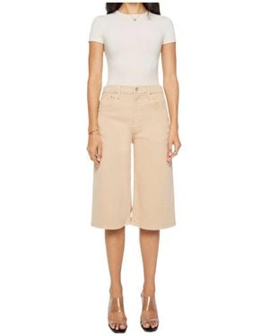 Mother Classic Five Pockets Denim Shorts - Natural