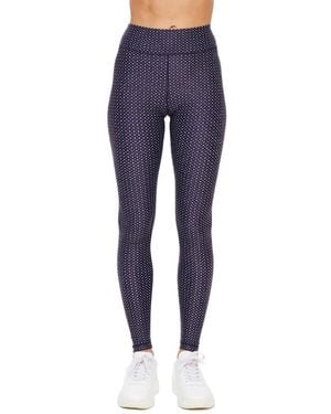 The Upside Patterned Leggings - Blue