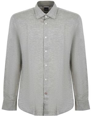 BOSS Long-Sleeved Shirt - Grey