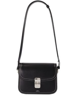 A.P.C. Flap Shoulder Bag - White