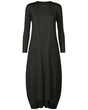 Pleats Please Issey Miyake Pleats Please Issey Miyake Monthly Colours October Dress - Black