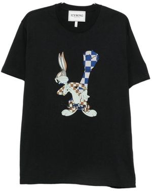 Iceberg Bugs Bunny Oversized T-Shirt - Black