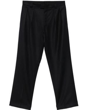 Berwich Lucano Pleated Trousers - Black