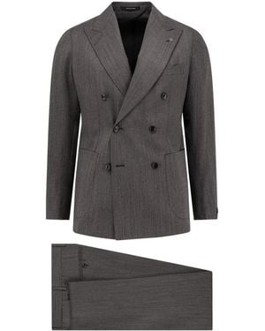 Tagliatore Double-Breasted Suit - Grey