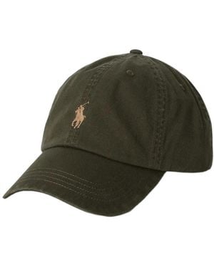 Polo Ralph Lauren Pony Embroidered Cotton-Chino Ball Cap - Green