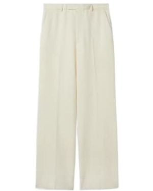Gucci Silk Twill Pant - White