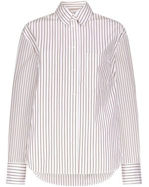 Loulou de Saison Maud Oversized Poplin Shirt - Pink