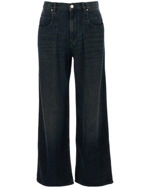 Isabel Marant Rodayna Pleated Jeans - Blue