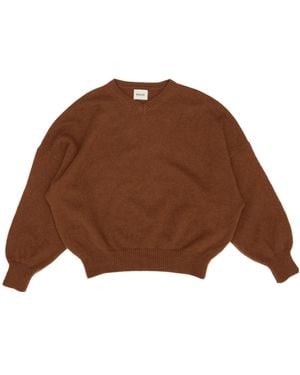 KHAITE Long-Sleeved Sweater - Brown