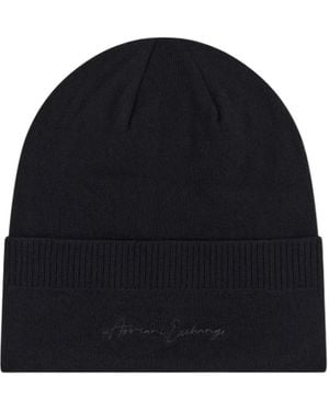 ARMANI EXCHANGE Cuffed Hat - Blue