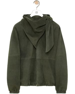Loewe Scarf Jacket - Green