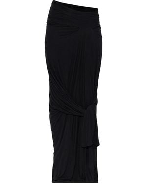 Entire studios Draped Maxi Skirt - Black