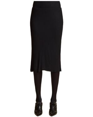 KHAITE Leema Skirt - Black