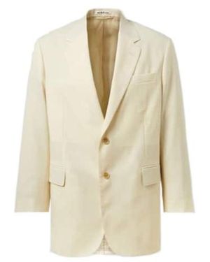 AURALEE Oversized Classic Suit - Natural