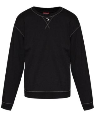 DIESEL Norm Tr Logo Sweatshirt - Black